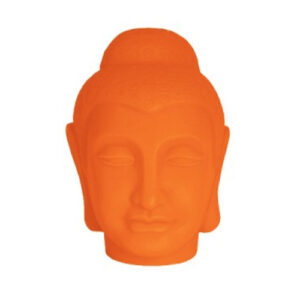 abajur_infantil_Polietileno_buda_laranja_frente_