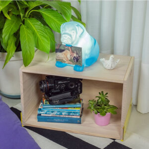 abajur_infantil_Polietileno_buddy-azul-ambientada