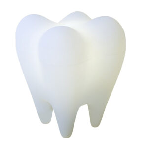 abajur_infantil_Polietileno_dente_branco