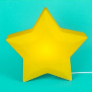 abajur_infantil_Polietileno_estrela_amarela_verde