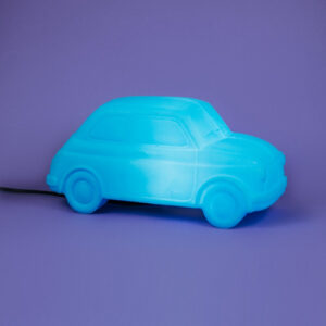 abajur_infantil_Polietileno_fiat_500_azul_roxo