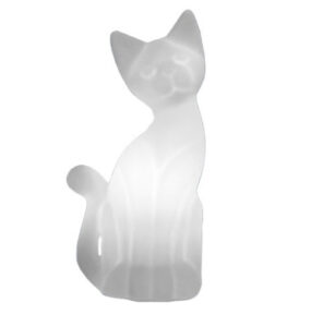 abajur_infantil_Polietileno_gato_branco-ligado
