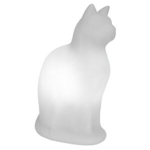 abajur_infantil_Polietileno_gato_branco_ligado