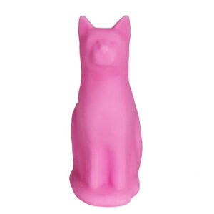 abajur_infantil_Polietileno_gato_rosa_frente