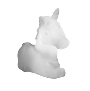abajur_infantil_Polietileno_unicornio_branco-frente