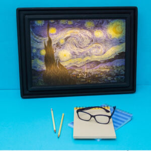 quadro_iluminado_retamgular_Van_Gogh-ambientado