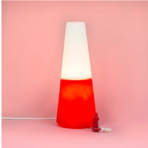 abajur_infantil_Polietilen_esmalte_vermelho_ambientada