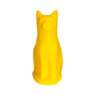 abajur_infantil_Polietilen_gato_amarelo_frente