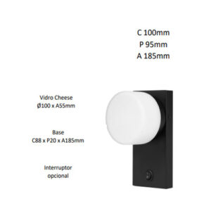 arandela_room_Cheese_1_lampada_detalhes