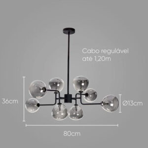 lustre_8_bolas_amarilhes-fume-tamanho