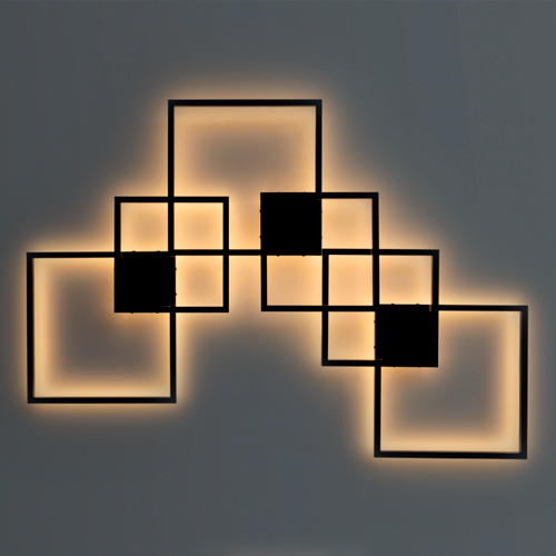 Arandela Led 6 quadrados