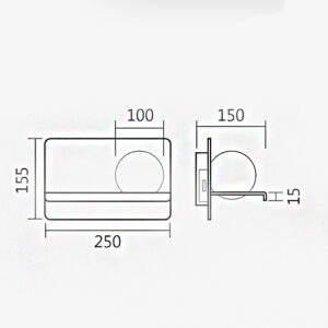 arandela_celular_globo_tamanho