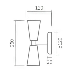 arandela_parma_tamanho