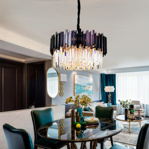 lustre_FANCY_preto_redondo_ambientado