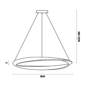 lustre_led_MOBIUS_tamanho60cm