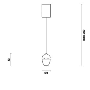pendente_led_ELASTIC_redondo_barrilete_tamanho