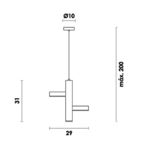pendente_side_2_leds_tamanho