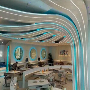 Perfil flexível silicone horizontal