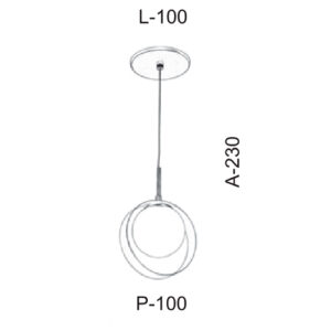 Pendente-strip-aro-led_tamanho