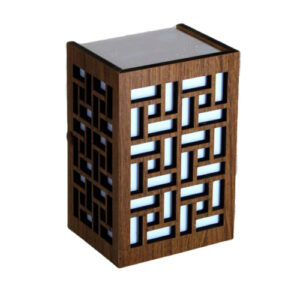 Arandela _madeira_arabesco__retangular