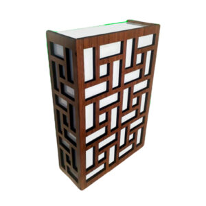 Arandela _madeira_detalhes_arabesco