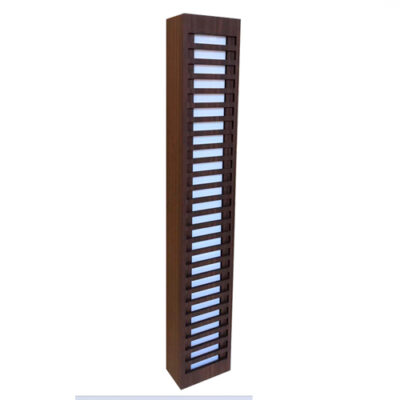 Arandela madeira Clarice para 4 lampadas e27