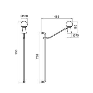 arandela_Dirham_longa_tamanho