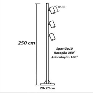 poste_luz_3_spots_tamanho
