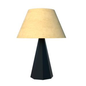 abajur_madeira_facetado_conico_preto