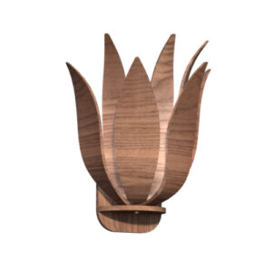 arandela_madeira_LIRIO_6folhas_noguera