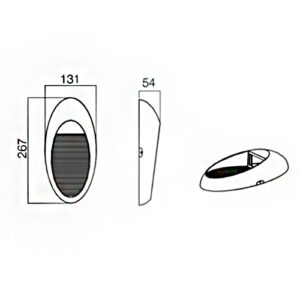balizador_parede_led_oval_em_pe_tamanho