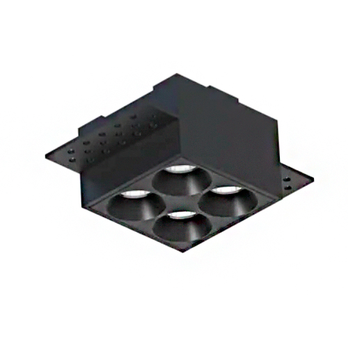 Spot Embutir Quadrado Creta 5w