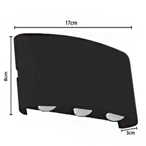 arandela_led_RANNE_6v3w_tamanho