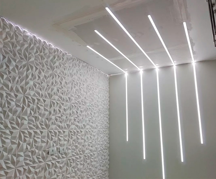 Perfil de LED Embutir