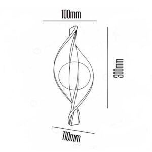 arandela_gloria_acrilico_tamanho