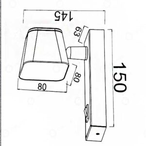arandela_spot-q_tamanho
