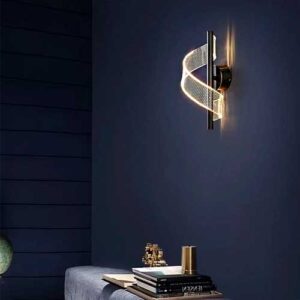 arandela_waves_preta_ambientada