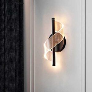 arandela_waves_preta_ligada