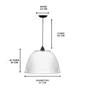 pendente_prismatico_22_polegadas_tamanho