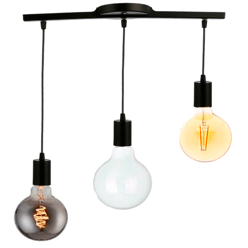 Pendente Soquete Triplo Trilho