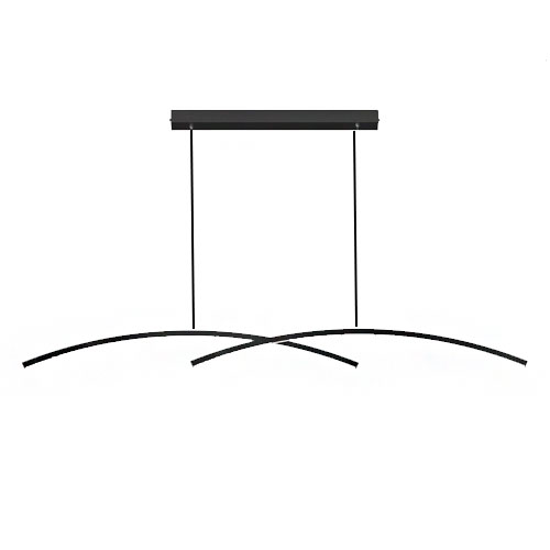 Pendente CURVO Duplo