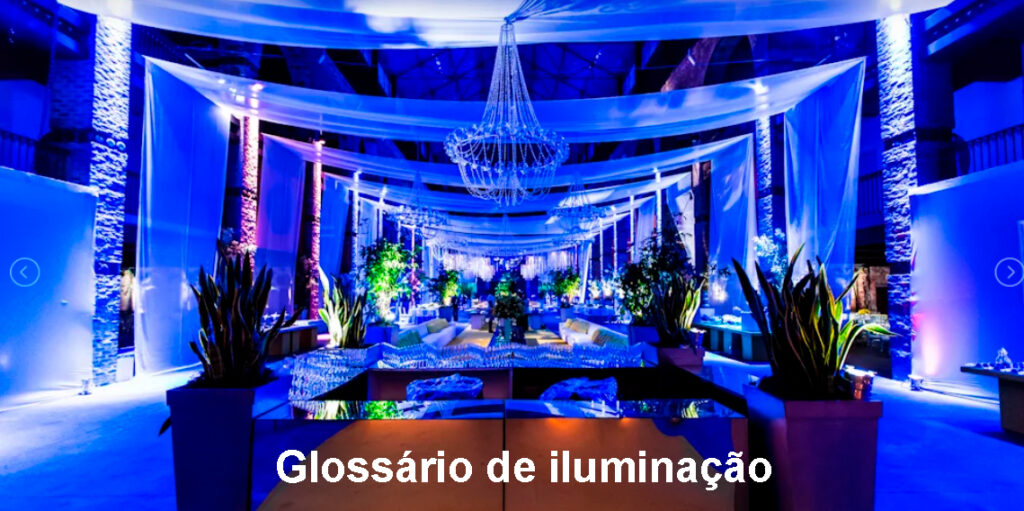 Glossário de iluminação UMA FESTA TODA AZUL