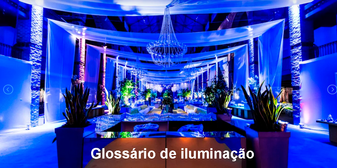 Glossário de iluminação UMA FESTA TODA AZUL