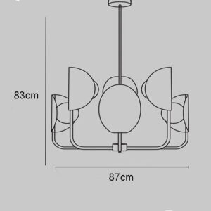 Luminária_teto_nórdica-folhas_tamanho