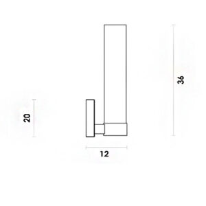 arandela_TSUKI_tamanho