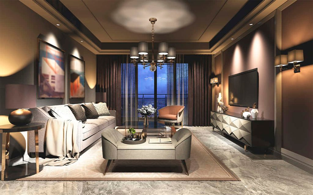 mostra locais de iluminaçao