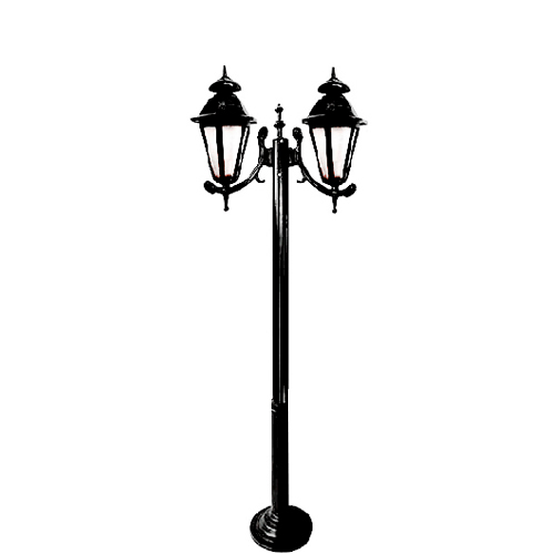 Poste Sextavado Tubo Médio