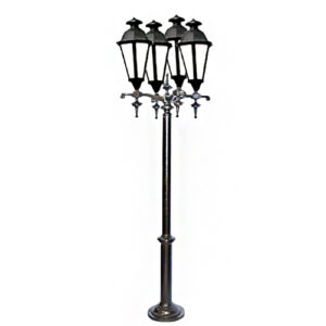 Poste Sextavado Colonial Quádruplo