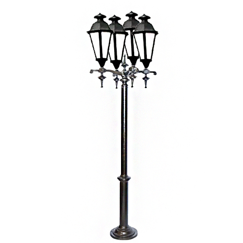 Poste Sextavado Colonial Quádruplo