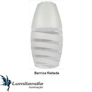 Vidro Barrica Filetada